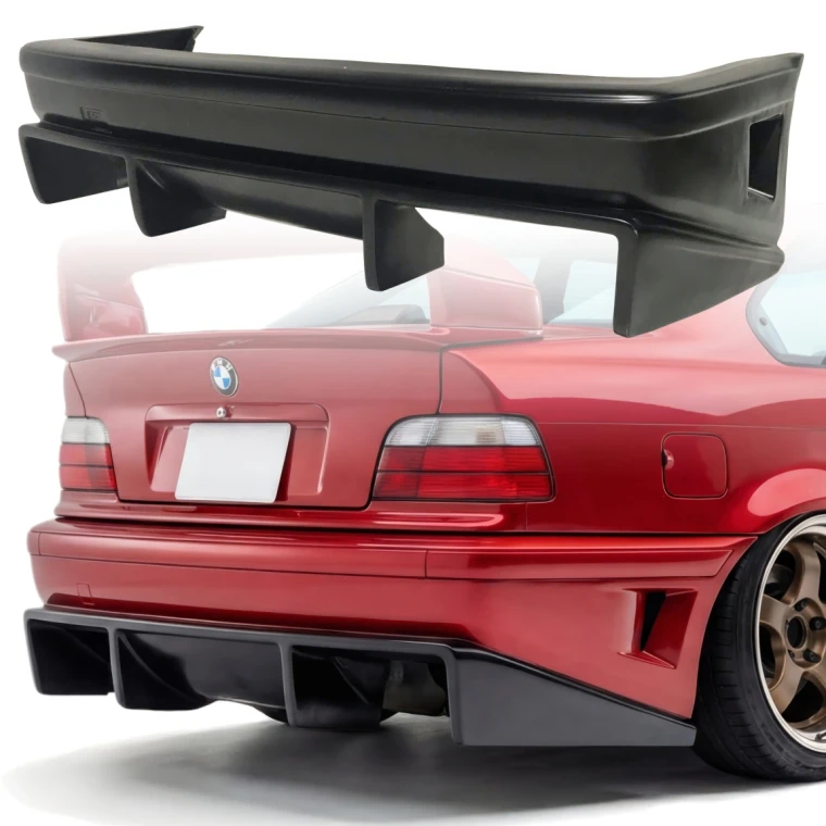 FRP BOME Rear Bumper > BMW 318i 325i (E36) 1992-1998 > 2/4dr - image 1