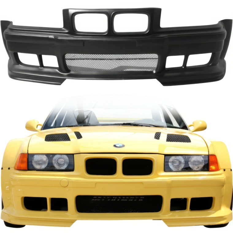 FRP RIEG DTM Wide Body Front Bumper > BMW 318i 325i (E36) 1992-1998 > 2dr Coupe - image 1