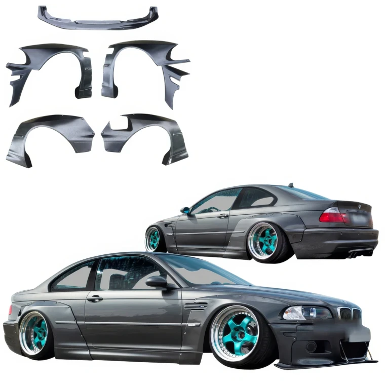 FRP TKYO Wide Body Kit 7pc > BMW M3 (E46) 2002-2005 > 2dr Coupe - image 1