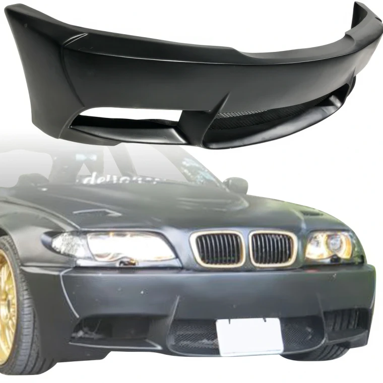 FRP TKYO V1 Wide Body Front Bumper > BMW 325i 330i (E46) 1999-2005 > 4dr Sedan - image 1