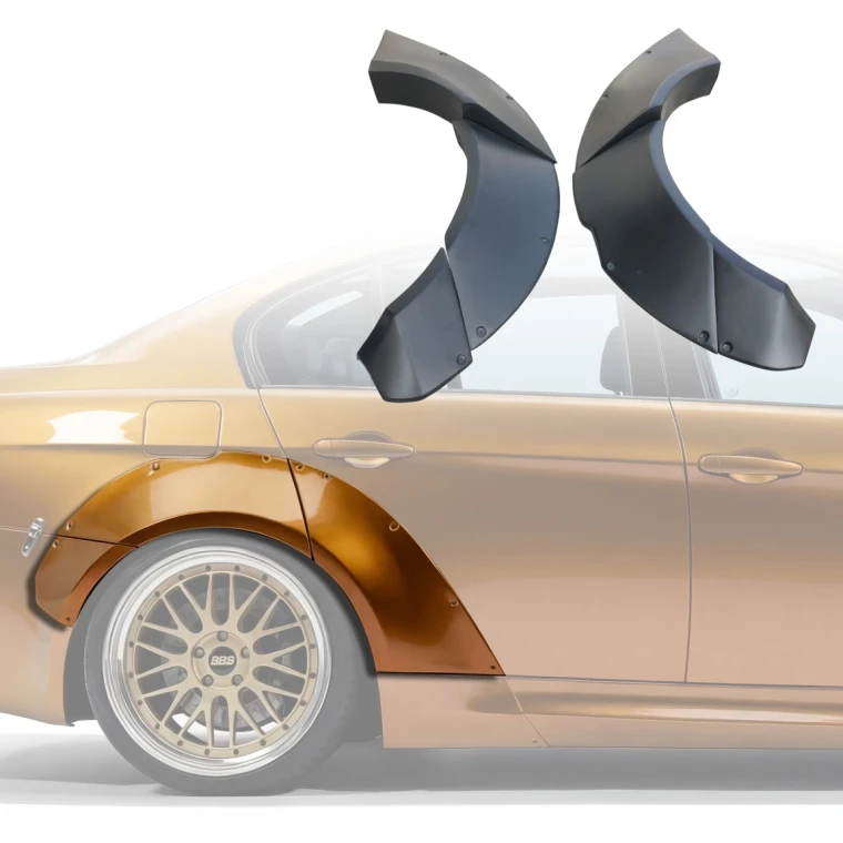 FRP TKYO Wide Body Fenders (rear) > BMW 328i 335i (E90) 2009-2011 > 4dr - image 1