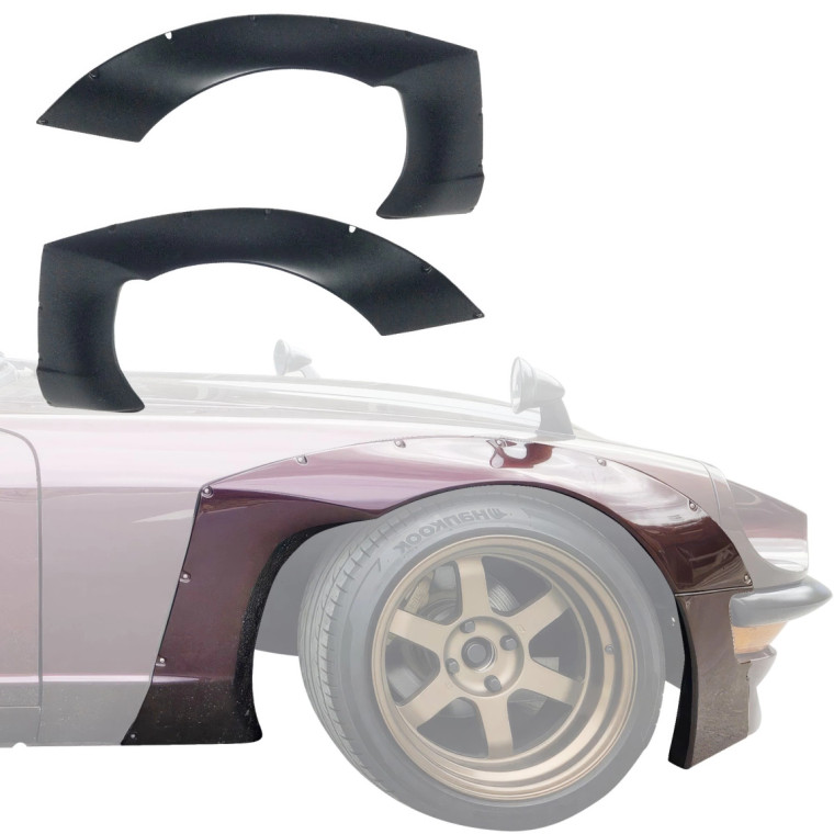 VSaero FRP TKYO Wide Body Fender Flares (front) 2pc 60mm > Datsun 260Z (S30) 1974-1974 > 2/4 Seater - image 1