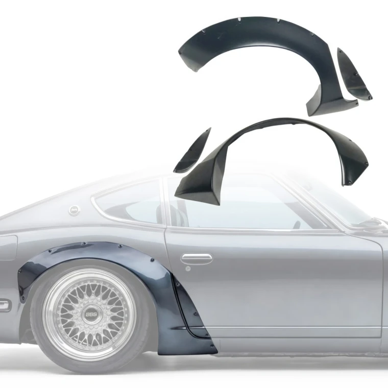 FRP TKYO Wide Body Fender Flares (rear) 4pc 100mm > Datsun 260Z (S30) 1974-1974 > 2 Seater - image 1