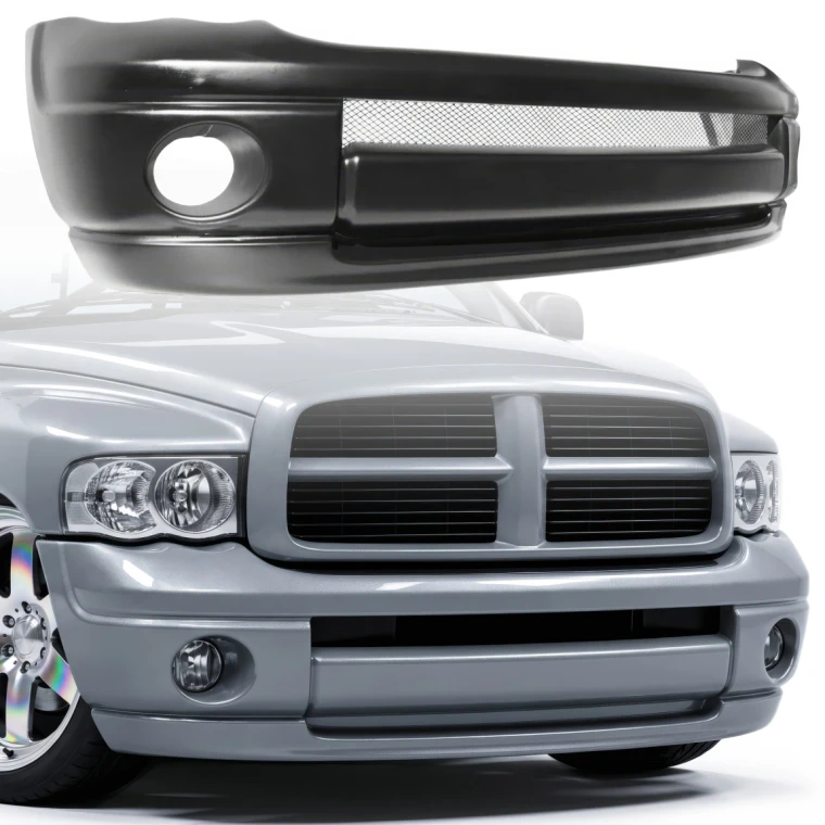 FRP RT Rumble Style Front Bumper 1pc > Dodge Ram 1500 2002-2005 - image 1
