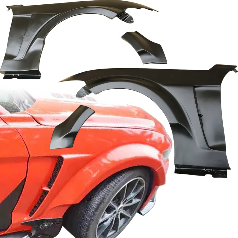 FRP KTOT Wide Body Fenders (front) > Ford Mustang 2015-2017 - image 1