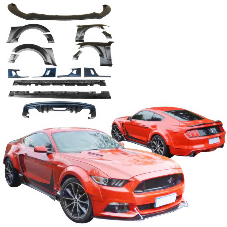 VSaero FRP KTOT Wide Body Kit > Ford Mustang 2015-2016 - image 1