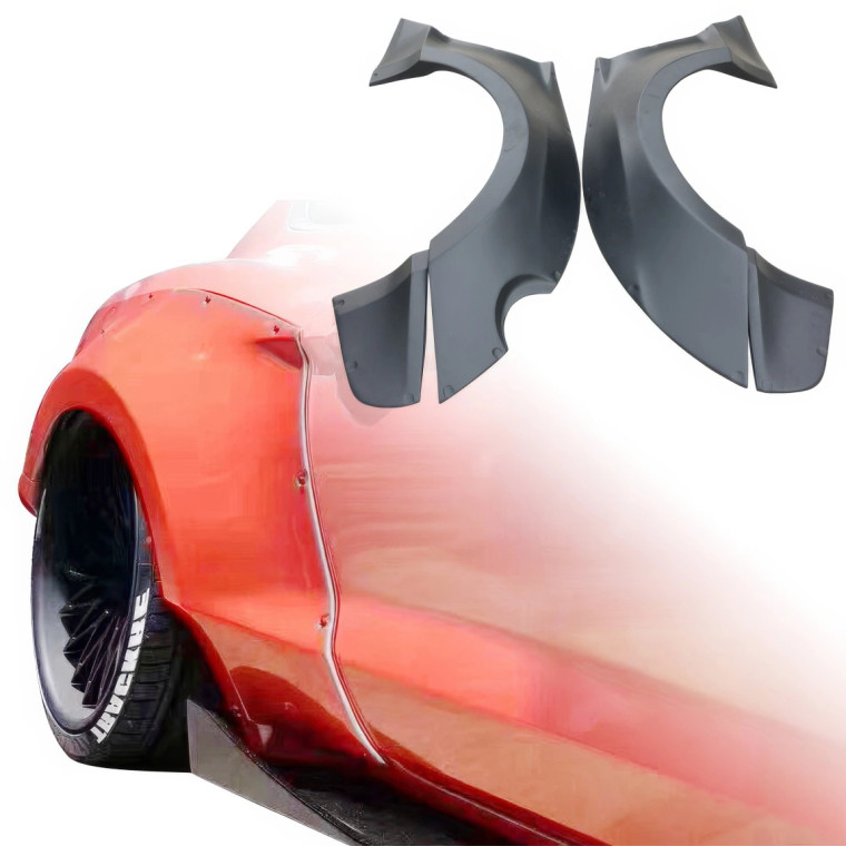 VSaero FRP RBOT Wide Body Fender Flares (rear) > Ford Mustang 2015-2020 - image 1