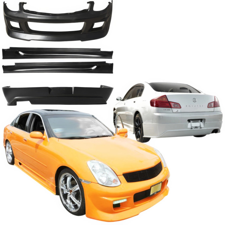 VSaero FRP TRUS Body Kit 4pc > Infiniti G35 Sedan 2003-2004 > 4dr Sedan - image 1