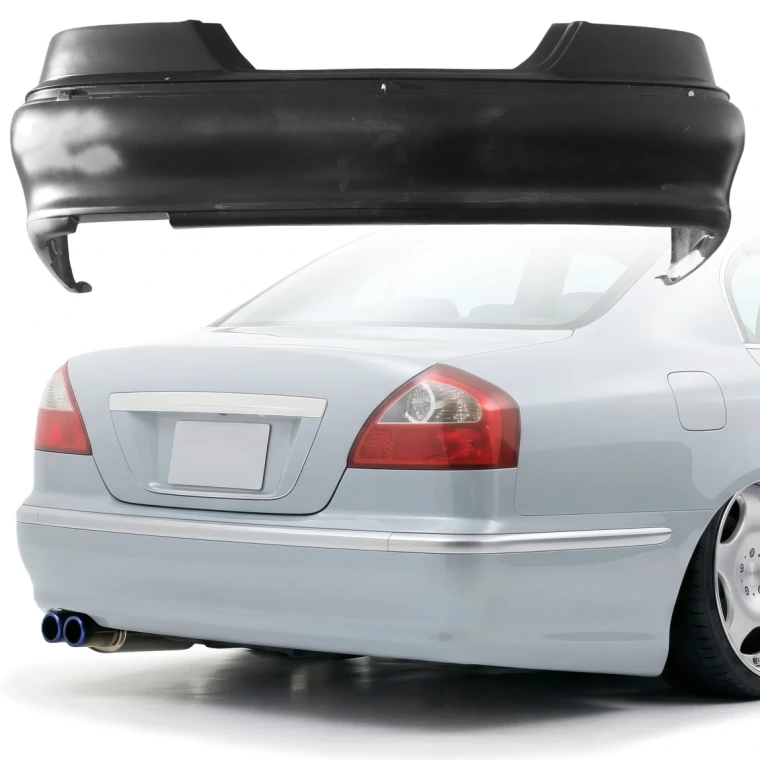 FRP JD Rear Bumper > Infiniti Q45 F50 Cima 2002-2004 - image 1