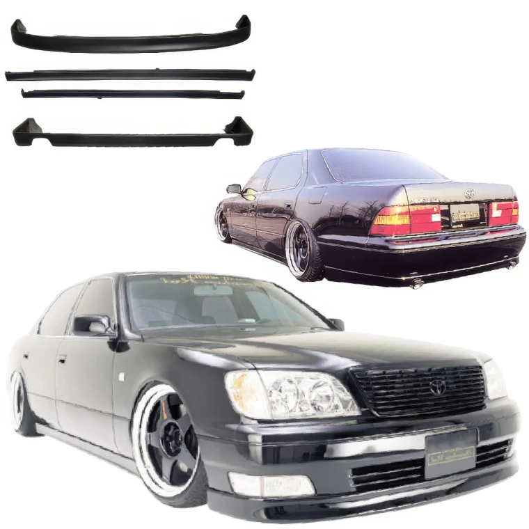 FRP FKON Body Kit 4pc > Lexus LS400 UCF21 1998-2000 - image 1