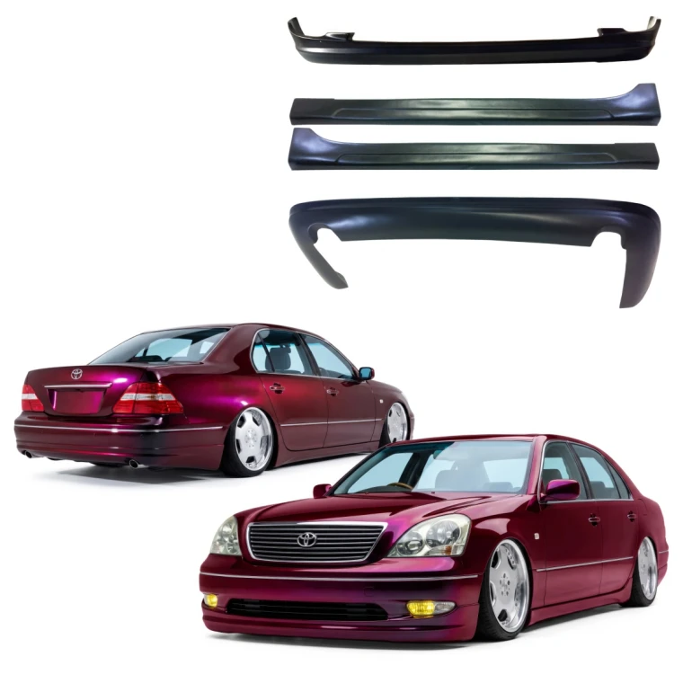 FRP WAL Body Kit 4pc > Lexus LS430 UCF30 2001-2003 - image 1