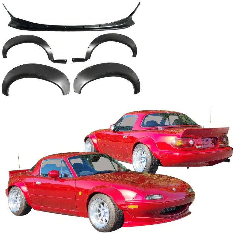 FRP TKYO Wide Body Kit w Wing 6pc > Mazda Miata (NA) 1990-1997 - image 1