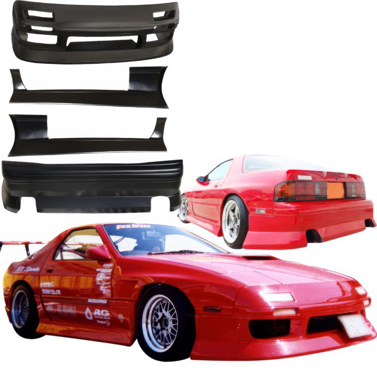 VSaero FRP BSPO v2 Body Kit 4pc > Mazda RX-7 (FC3S) 1986-1992 - image 1