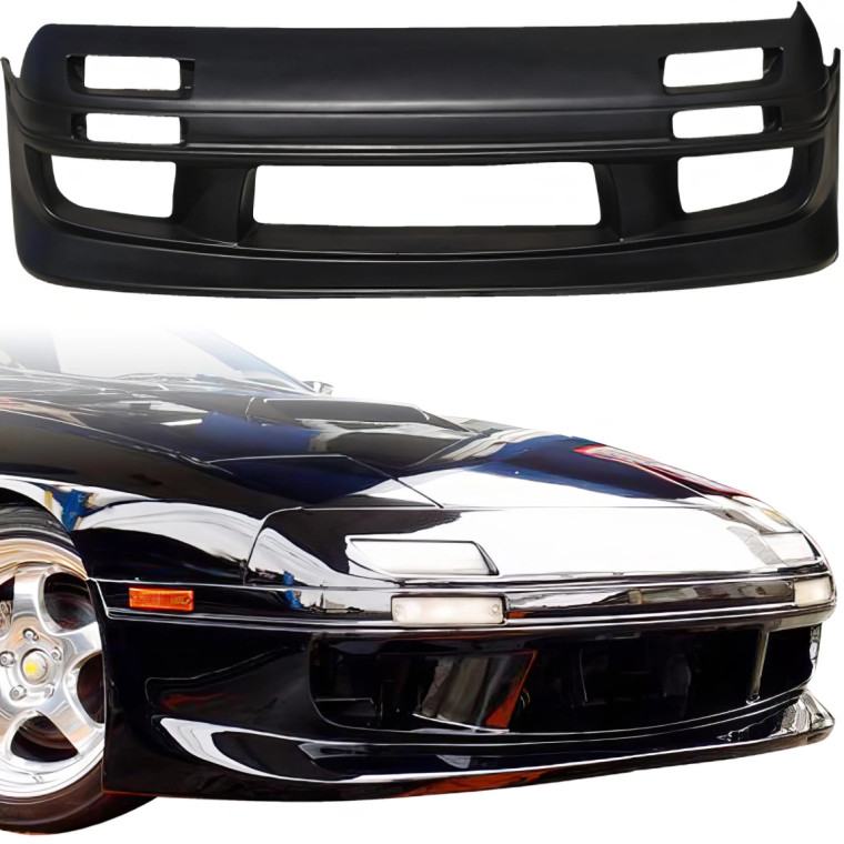 VSaero FRP GSPO Front Bumper for Mazda RX-7 (FC3S) 1986-1992 - image 1