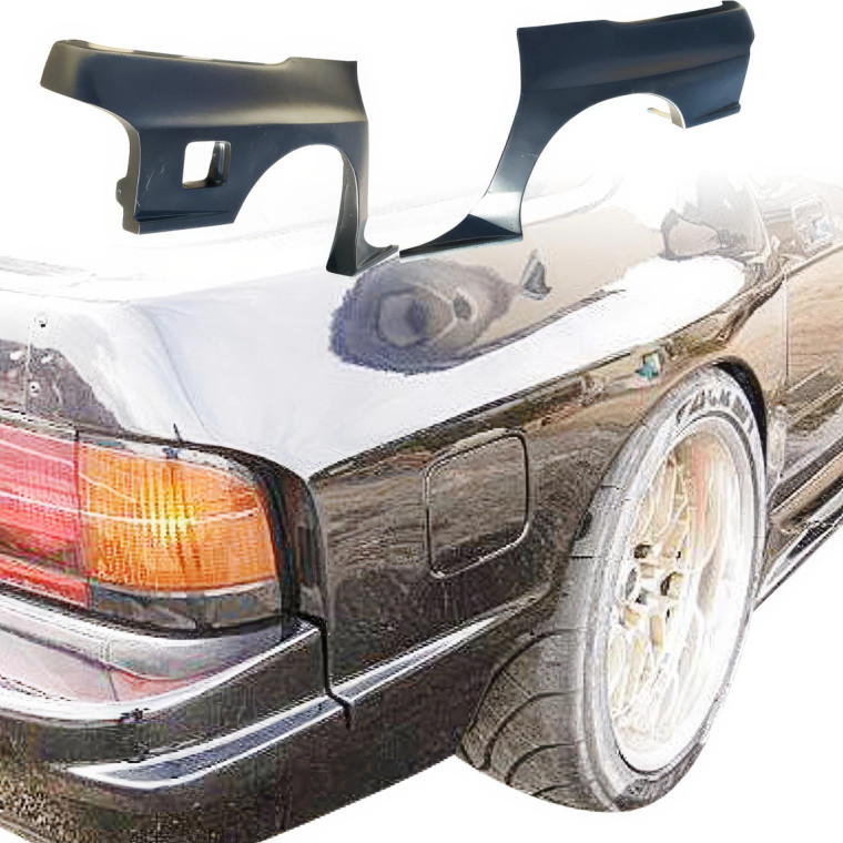 VSaero FRP TDES Wide Body Fenders (rear) 30mm > Mazda RX-7 (FC3S) 1986-1992 - image 1