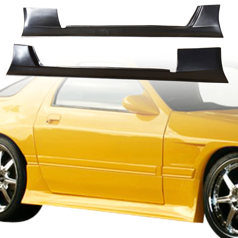 VSaero FRP VANQ Side Skirts > Mazda RX-7 (FC3S) 1986-1992 - image 1