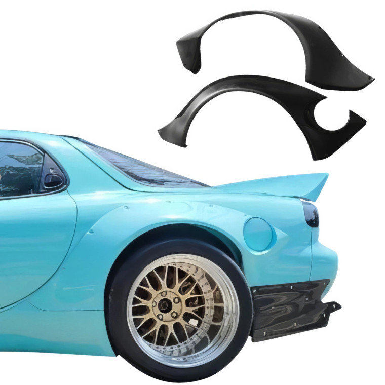 VSaero FRP TKYO Wide Body Fender Flares (rear) 100mm > Mazda RX-7 (FD3S) 1993-1997 - image 1