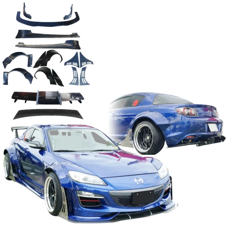 FRP TKYO Wide Body Kit w Wing > Mazda RX-8 (SE3P) 2009-2011 - image 1