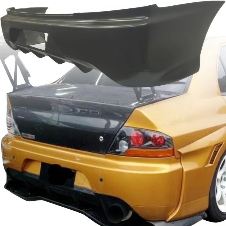 FRP VOLT Rear Bumper > Mitsubishi Evolution EVO8 EVO9 CT9A 2003-2006 - image 1