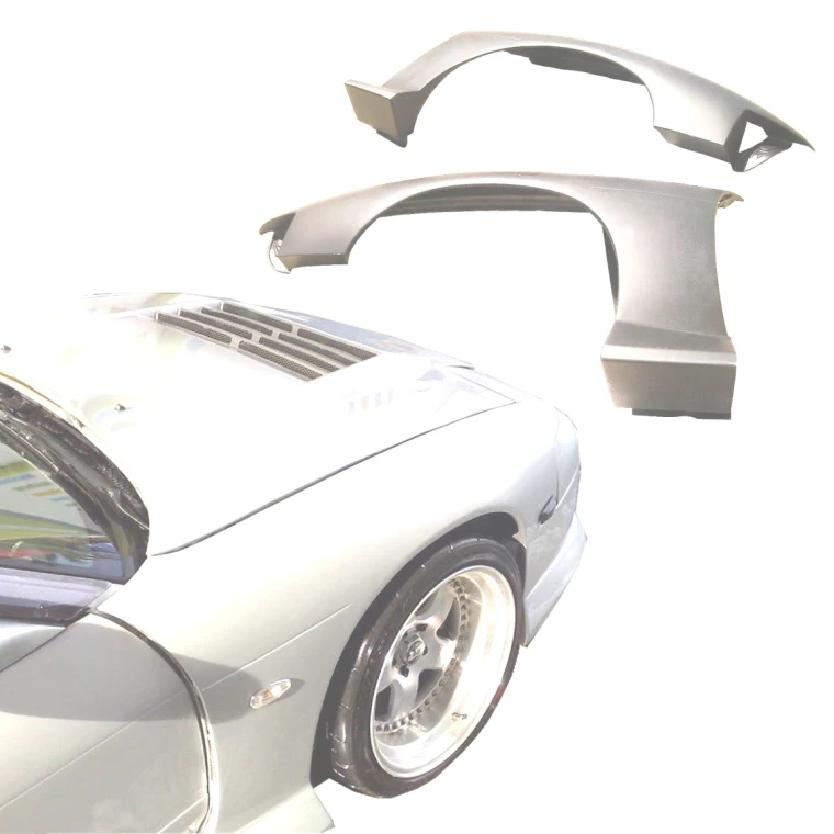 FRP BSPO Blister Wide Body 50mm Fenders (front) > Nissan 240SX 1989-1994 > 2/3dr - image 1