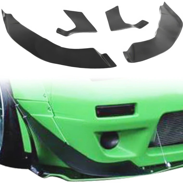FRP TKYO v2 Wide Body Front Canards 4pc > Nissan 240SX 1989-1994 > 2/3dr - image 1