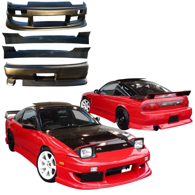 FRP WOR9 Body Kit 4pc > Nissan 240SX 1989-1994 > 3dr Hatch - image 1