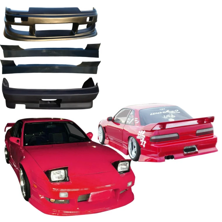 FRP WOR9 Body Kit 4pc > Nissan 240SX 1989-1994 > 2dr Coupe - image 1
