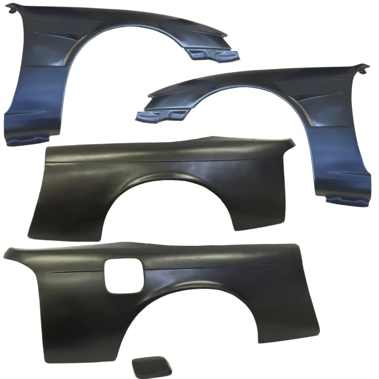 FRP MSPO Wide Body Fenders Set 25/30mm > Nissan 240SX (S14) 1997-1998 - image 1