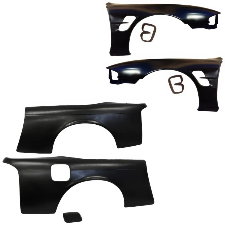 FRP SMAD Wide Body Fenders Set 30/30mm > Nissan 240SX (S14) 1995-1996 - image 1