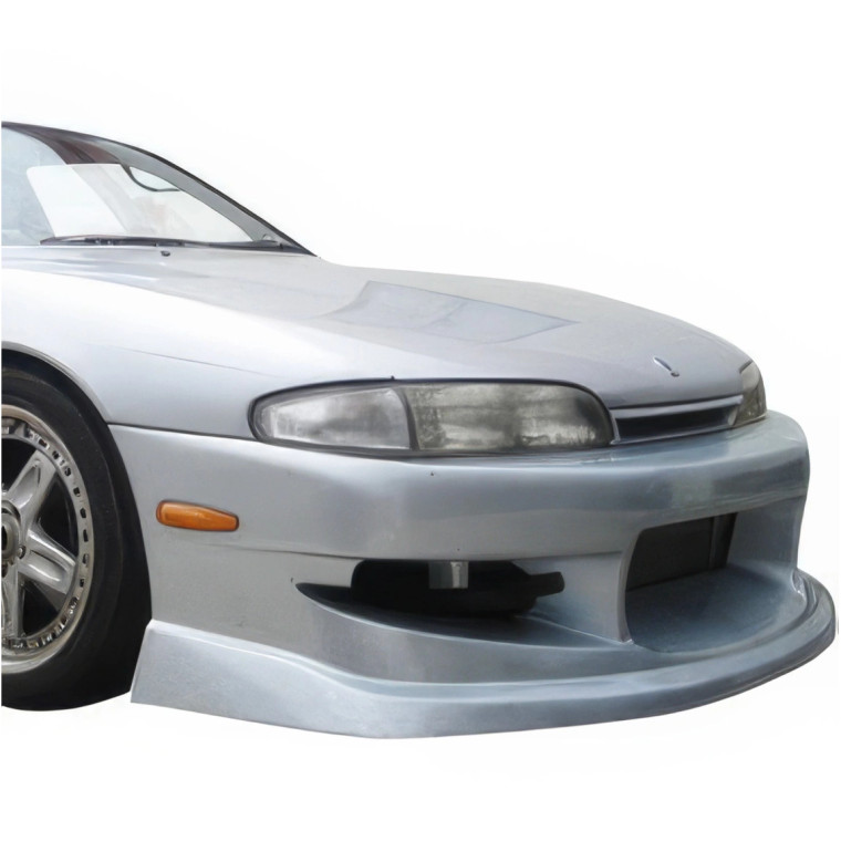VSaero FRP WOR9 v1 Front Bumper > Nissan 240SX (S14) 1995-1996 - image 1