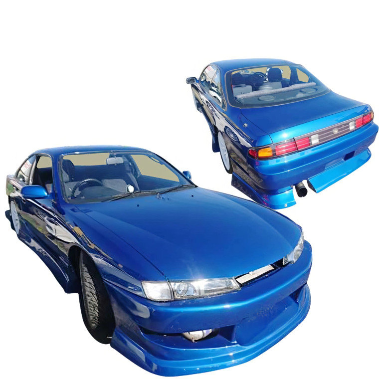 VSaero FRP WOR9 v1 Body Kit 4pc > Nissan 240SX (S14) 1997-1998 - image 1