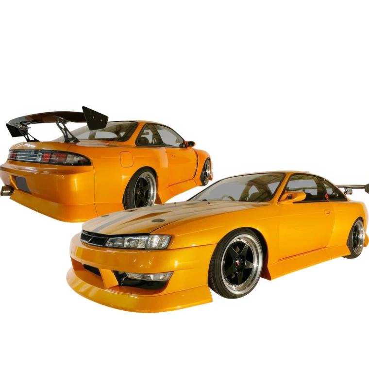 FRP BSPO Blister Wide Body Kit 8pc > Nissan 240SX (S14) 1997-1998 - image 1