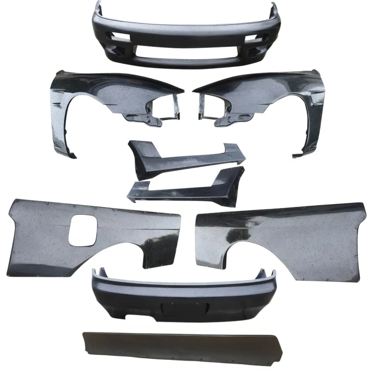 FRP TKYO v1 Wide Body Kit w Wing 9pc > Nissan 240SX (S14) 1995-1996 - image 1