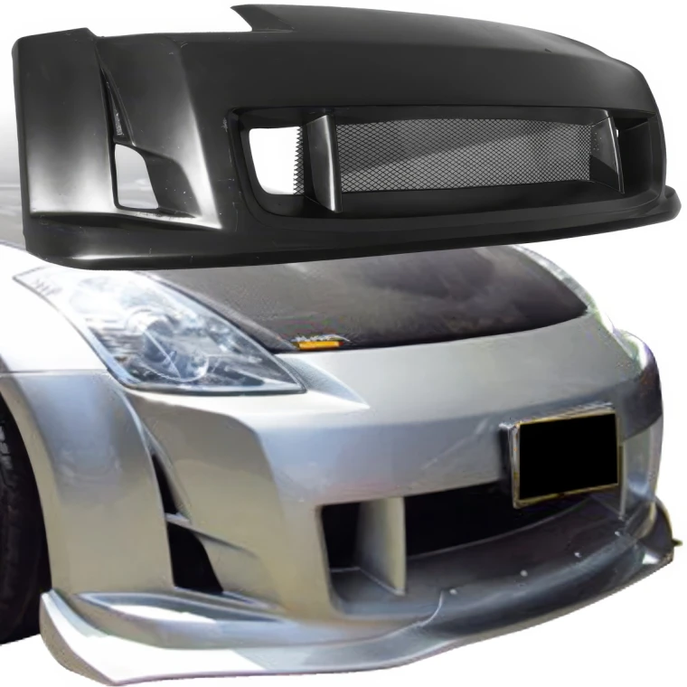 FRP AMU Front Bumper > Nissan 350Z (Z33) 2003-2008 - image 1
