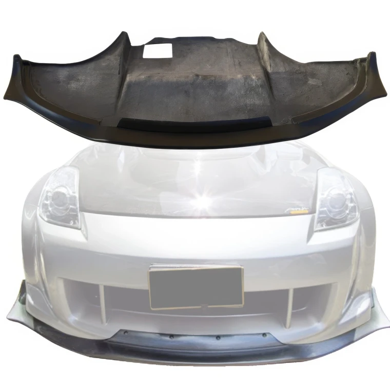 FRP AMU Front Bumper Diffuser > Nissan 350Z (Z33) 2003-2008 - image 1