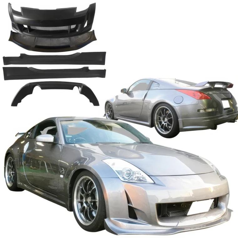 FRP AMU Body Kit 5pc > Nissan 350Z (Z33) 2003-2008 - image 1