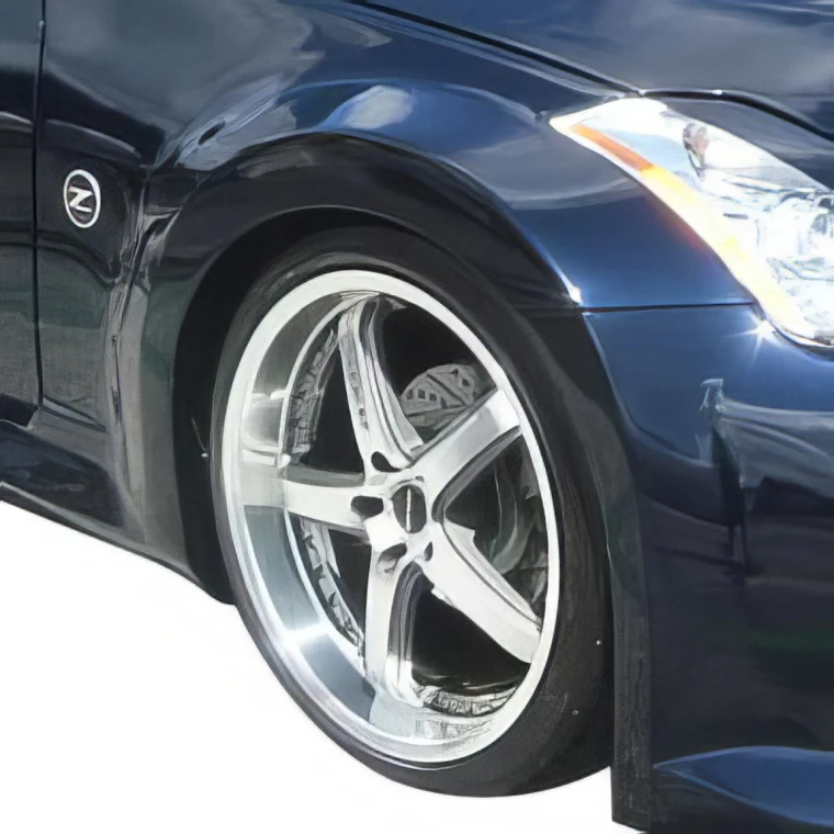 FRP IDES Havoc Wide Body Fenders Flares (front) > Nissan 350Z (Z33) 2003-2008 - image 1