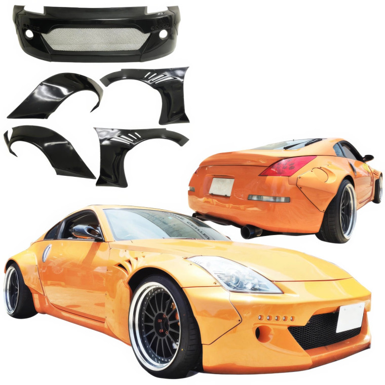 VSaero FRP TKYO Wide Body Kit 5pc > Nissan 350Z (Z33) 2003-2008 - image 1