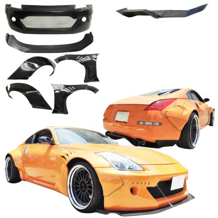 FRP TKYO Wide Body Kit 9pc > Nissan 350Z (Z33) 2003-2008 - image 1