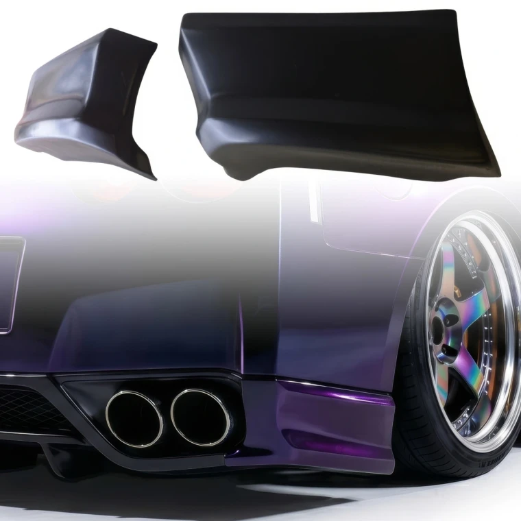 FRP CWE Rear Add-ons 2pc > Nissan GT-R GTR (R35) 2009-2011 - image 1