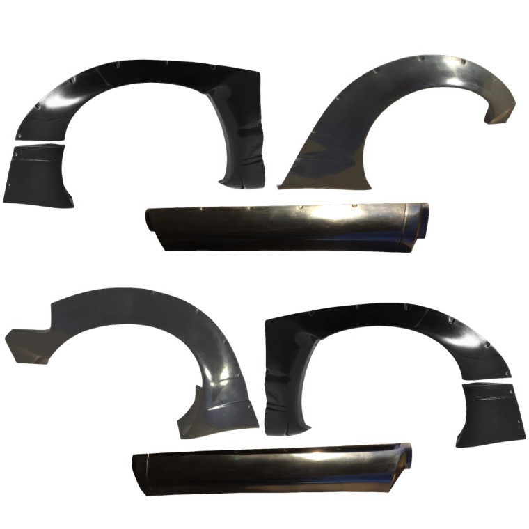 VSaero FRP TKYO v2 Wide Body Flares & Side Skirts 6pc > Nissan Silvia (S13) 1989-1994 > 2dr Coupe - image 1