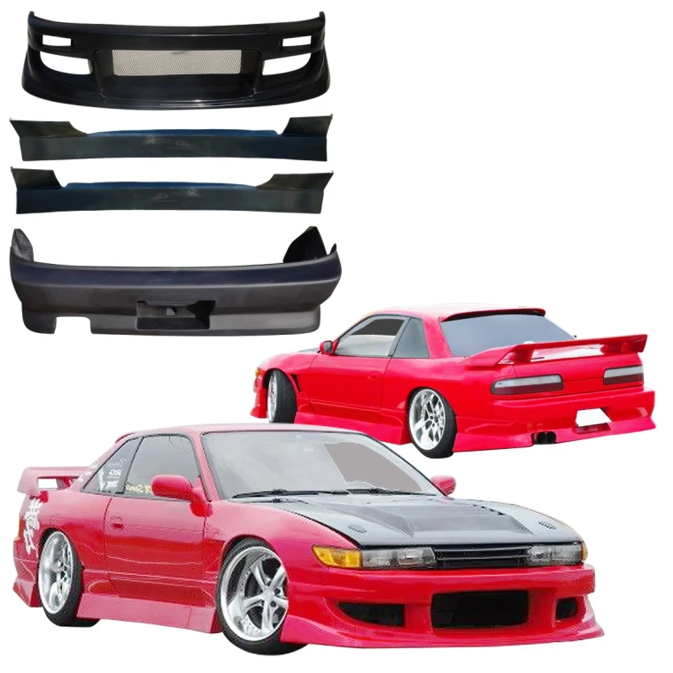 FRP WOR9 Body Kit 4pc > Nissan Silvia (S13) 1989-1994 > 2dr Coupe - image 1