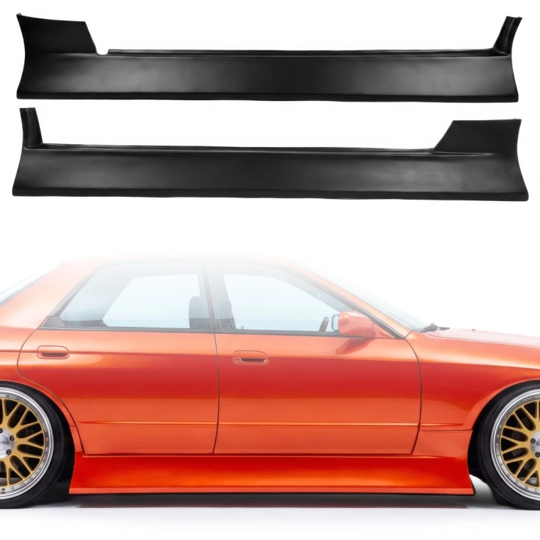 FRP BSPO Side Skirts > Nissan Skyline (R32) GTS 1990-1993 > 4dr Sedan - image 1