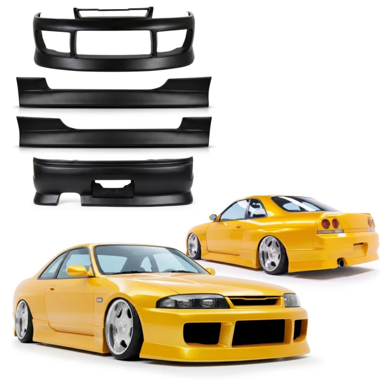 FRP BSPO Body Kit 4pc > Nissan Skyline (R33) GTS 1993-1995 > 2dr Coupe - image 1
