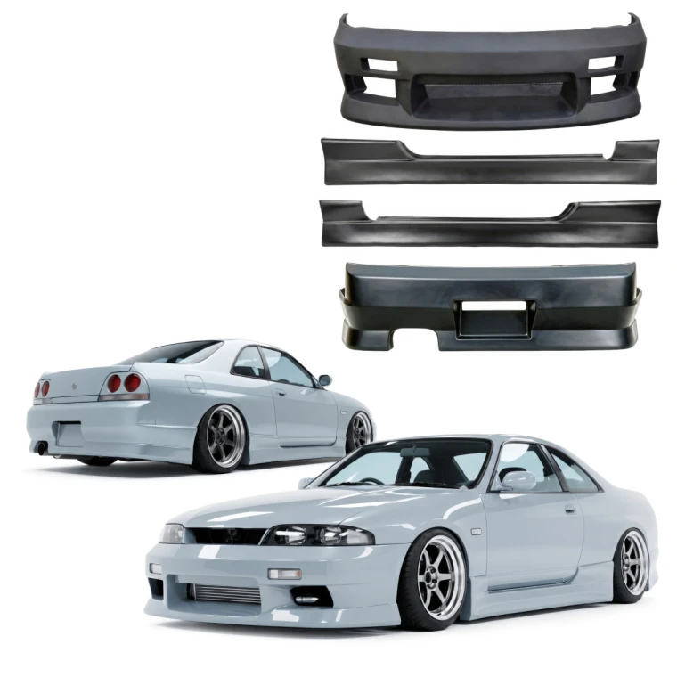 FRP MSPO Body Kit 4pc > Nissan Skyline (R33) GTS 1993-1995 > 2dr Coupe - image 1