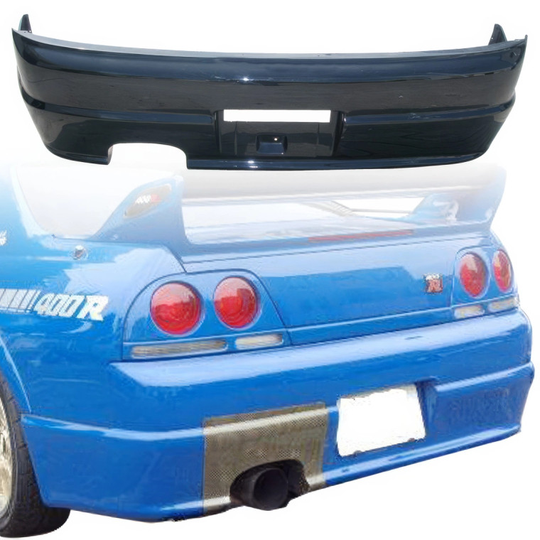 VSaero FRP NISM 400R Rear Bumper > Nissan Skyline (R33) GTS 1995-1998 > 2dr Coupe - image 1