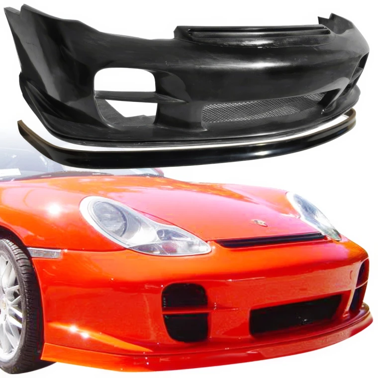 FRP GT2 Front Bumper w Lip > Porsche 911 (996) 1999-2001 - image 1