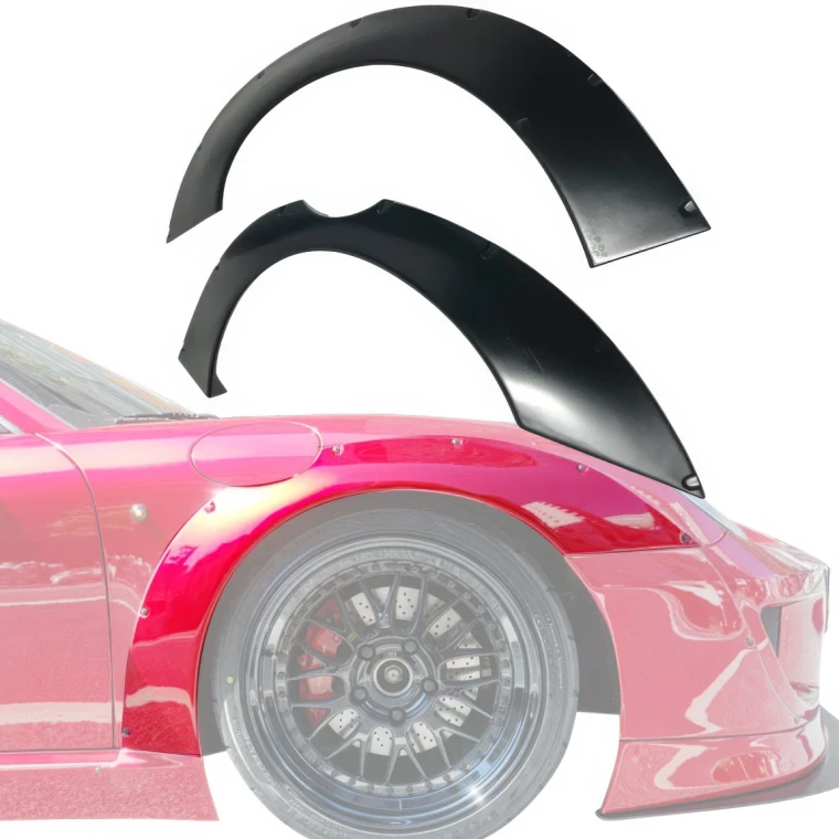 FRP TKYO v1 Wide Body Fender Flares (front) 50mm > Porsche Cayman (987) 2006-2008 - image 1