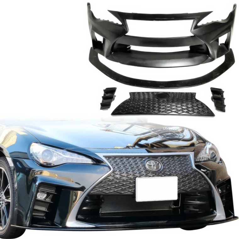FRP AG GT-F Front Bumper w Grille 5pc > Scion FR-S 2013-2016 - image 1