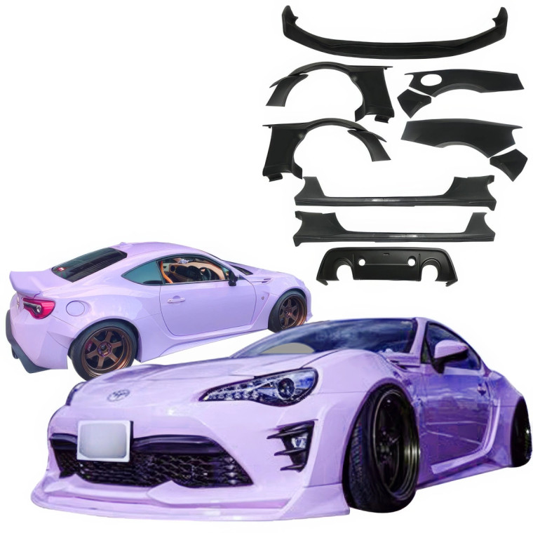 VSaero FRP AG T2 Wide Body Kit > Scion FR-S (ZN6) 2013-2016 - image 1
